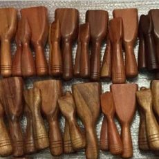 An ancient Thai wood for massage “ Tok Sen” Set of 2 pieces of strong wood